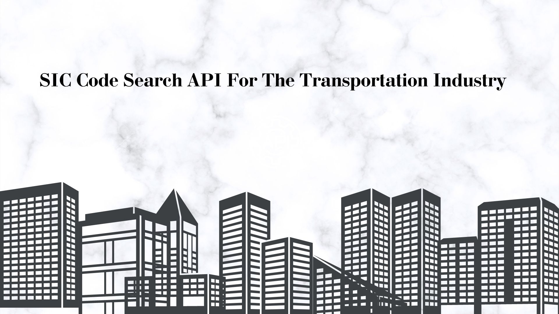 SIC Code Search API For The Transportation Industry